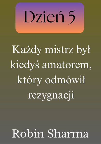 Jedno zdanie dziennie